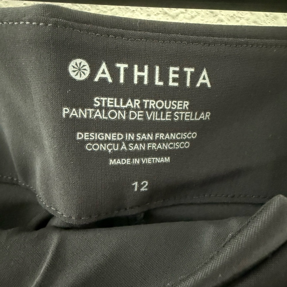 Athleta Classic Black Women's Trousers - Picture 7 of 9